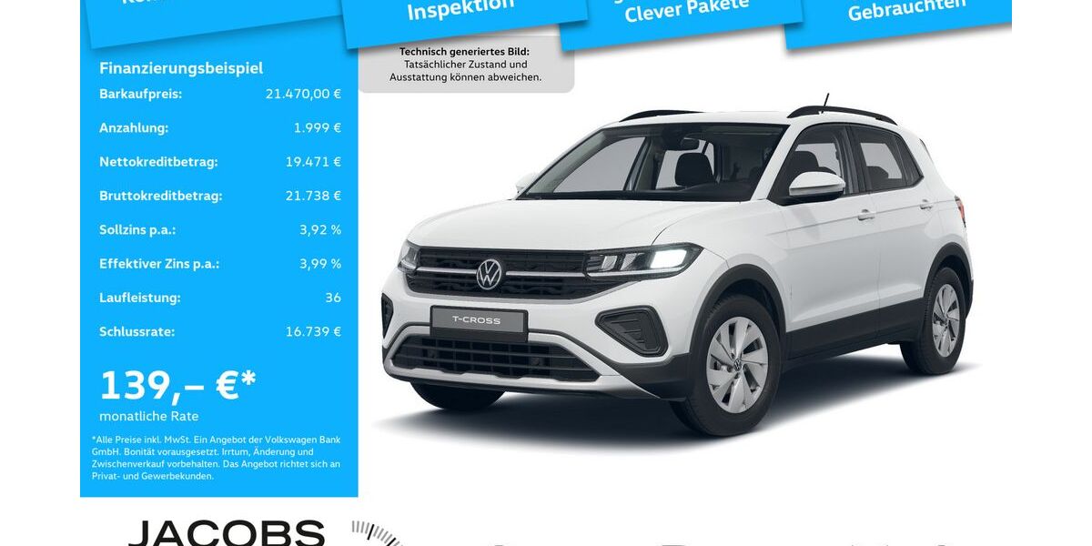 VW T-Cross 3.819 km 21.370 &euro; Bergheim 50126