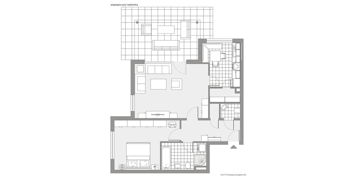 Erdgeschoßwohnung Köln Lindenthal - 2 Zimmer, 82 m&sup2;, 1.200&euro; | Angebot:25853462