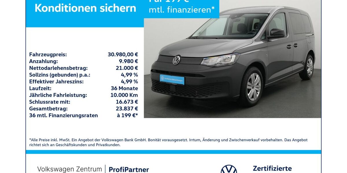 VW Caddy 12.326 km 29.480 &euro; Leverkusen 51379