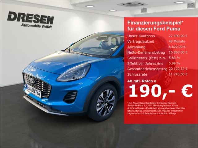 Ford Puma 8.500 km 22.290 &euro; Euskirchen 53881