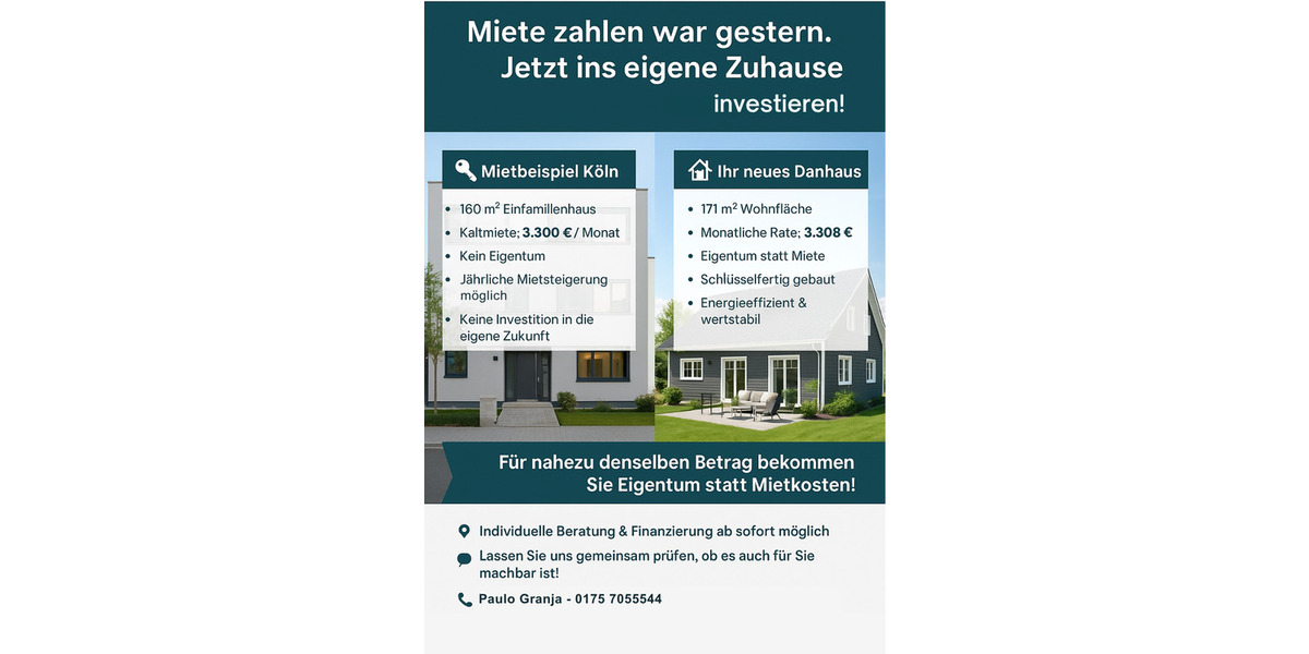 Mehrfamilienhaus, Wohnhaus Köln Lind - 8 Zimmer, 205 m&sup2;, 964.000&euro; | Angebot:25684660