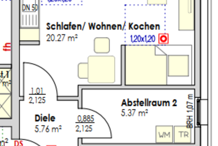 Wohnung Jülich - 1 Zimmer, 42 m&sup2;, 545&euro; | Angebot:27092302