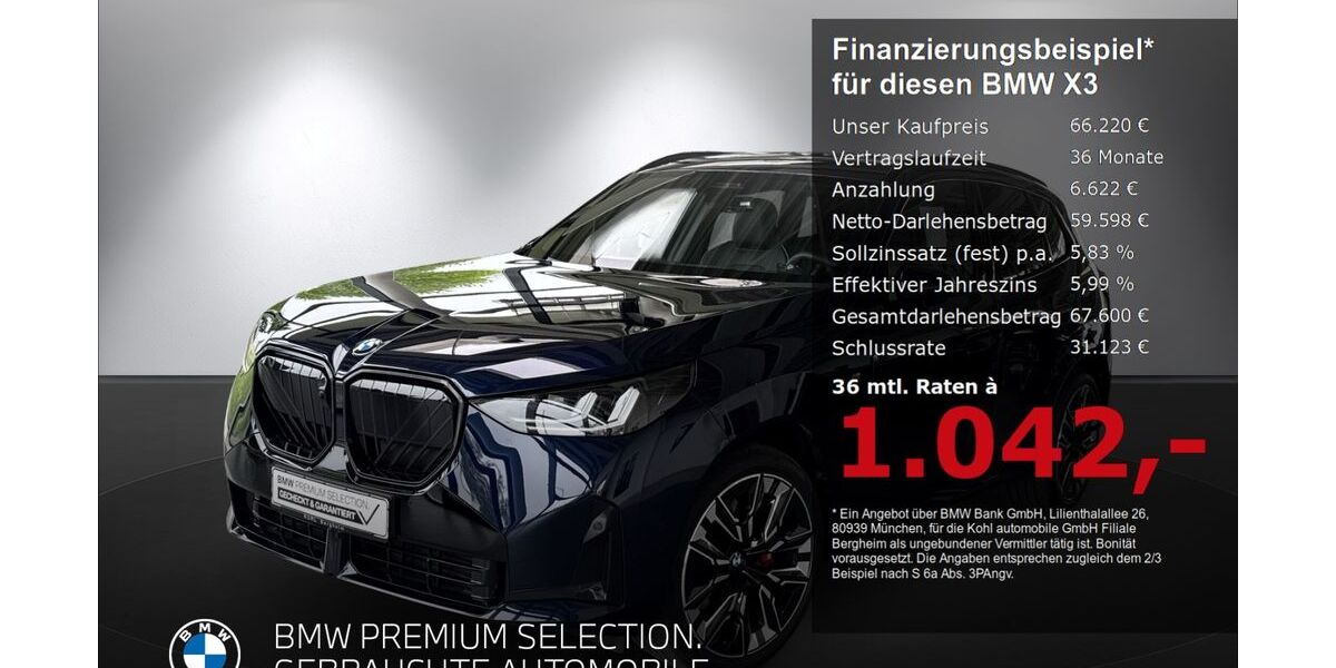 BMW X3 15.337 km 64.630 &euro; Bergheim 50126