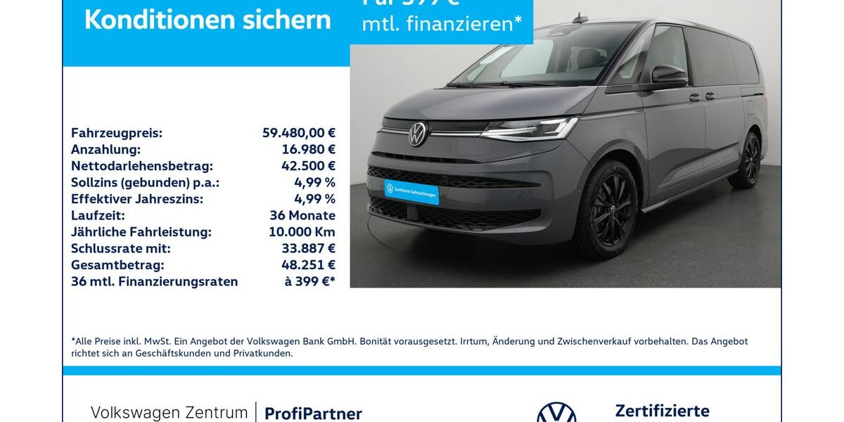VW T7 Multivan 1.001 km 58.480 &euro; Leverkusen 51379