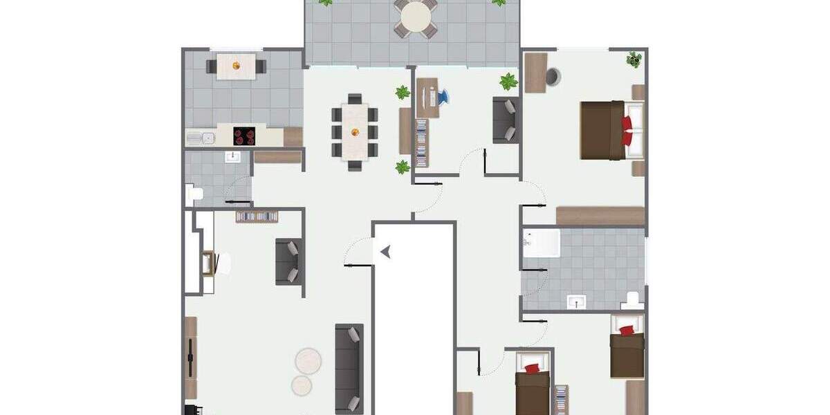 Etagenwohnung Köln Merheim - 5 Zimmer, 146 m&sup2;, 499.000&euro; | Angebot:25696527