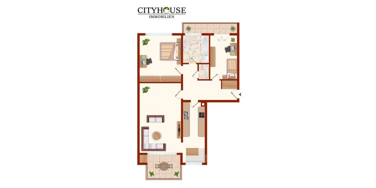 Etagenwohnung Köln / Neustadt-Nord Neustadt-Nord - 3 Zimmer, 95 m&sup2;, 549.000&euro; | Angebot:25685069