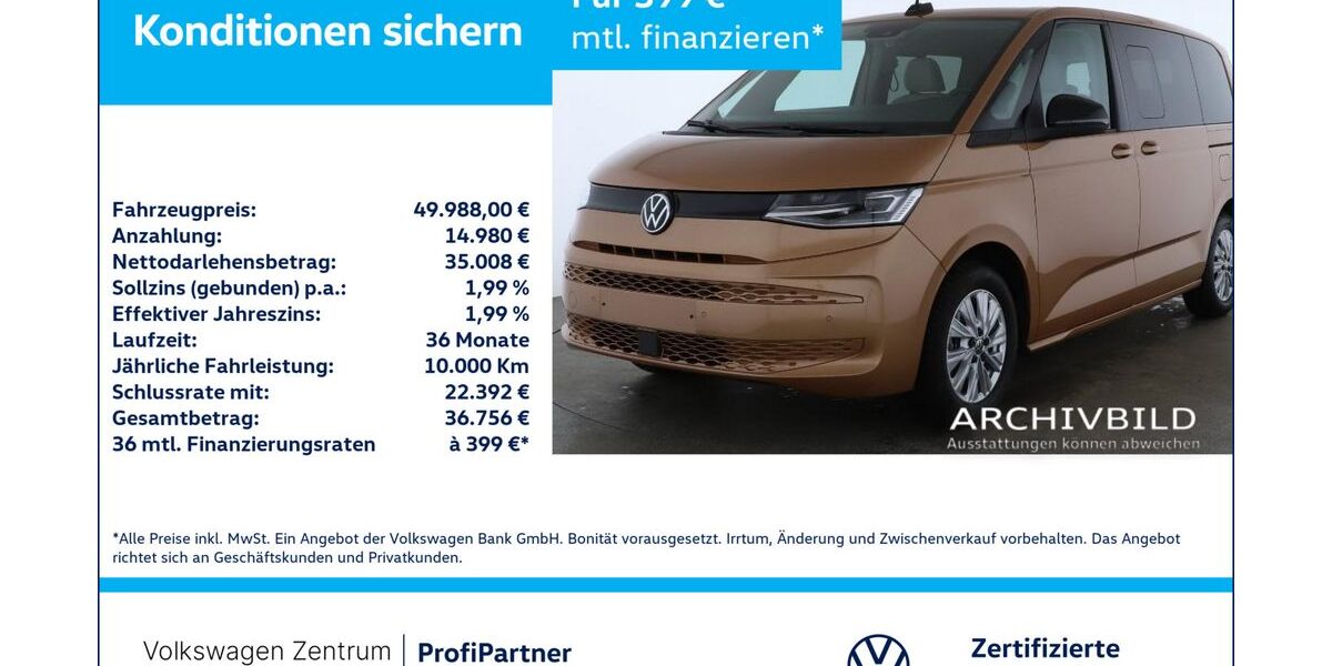 VW T7 Multivan 30.121 km 49.988 &euro; Leverkusen 51379