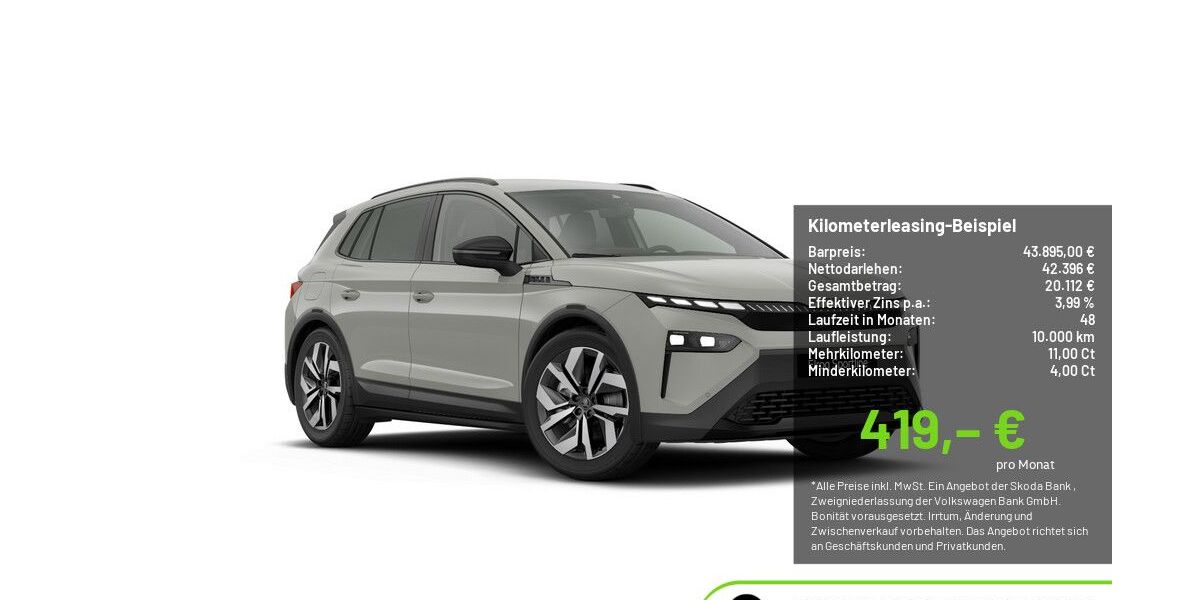 Skoda Elroq 3.333 km 43.895 &euro; Pulheim-Brauweiler 50259