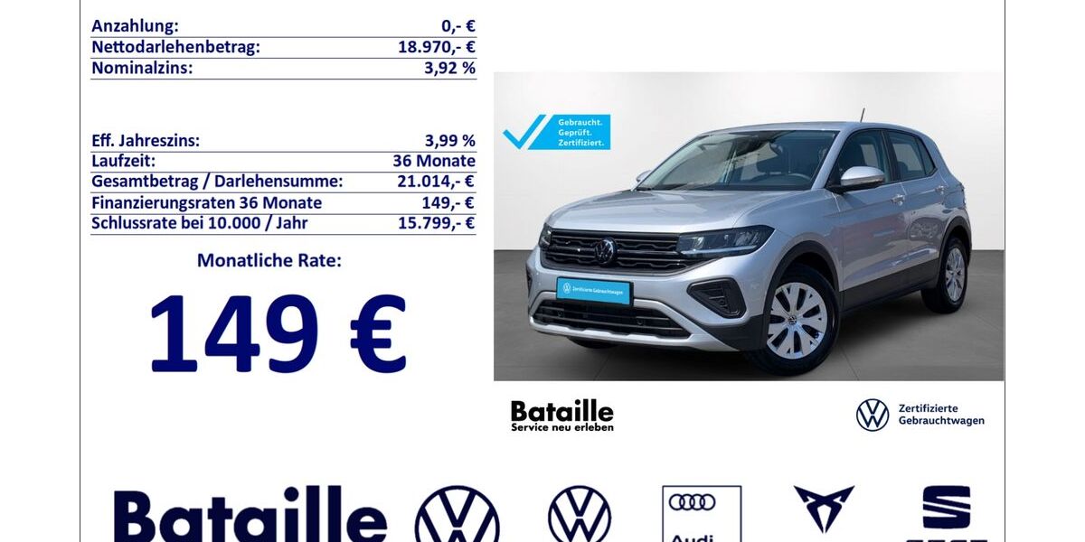 VW T-Cross 5.371 km 18.470 &euro; Jülich 52428