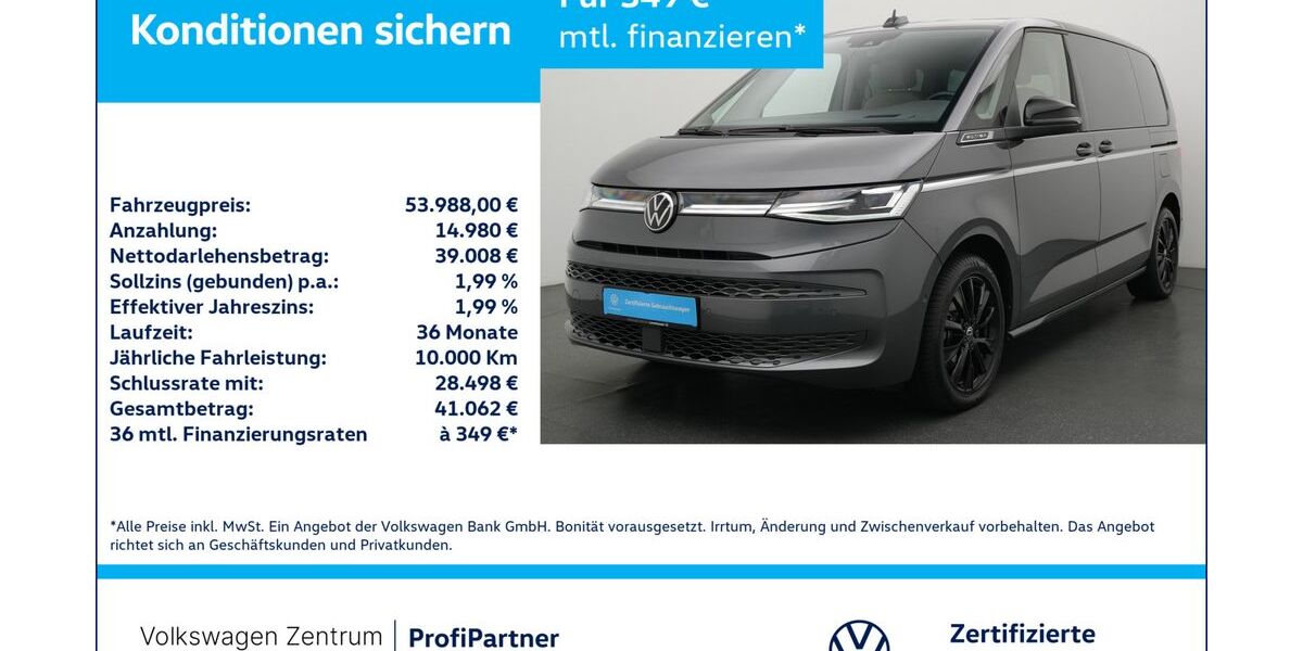 VW T7 Multivan 25.910 km 52.980 &euro; Leverkusen 51379