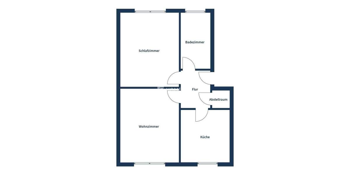 Etagenwohnung Düren Distelrath - 2 Zimmer, 58 m&sup2;, 119.000&euro; | Angebot:25775233