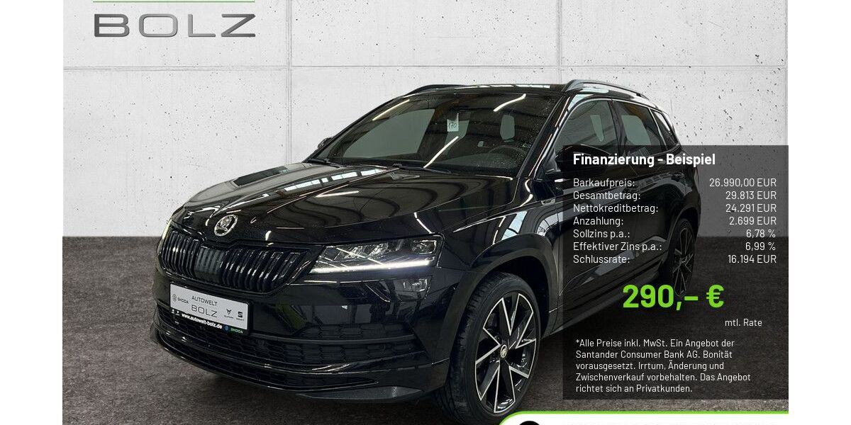 Skoda Karoq 70.188 km 26.990 &euro; Pulheim-Brauweiler 50259