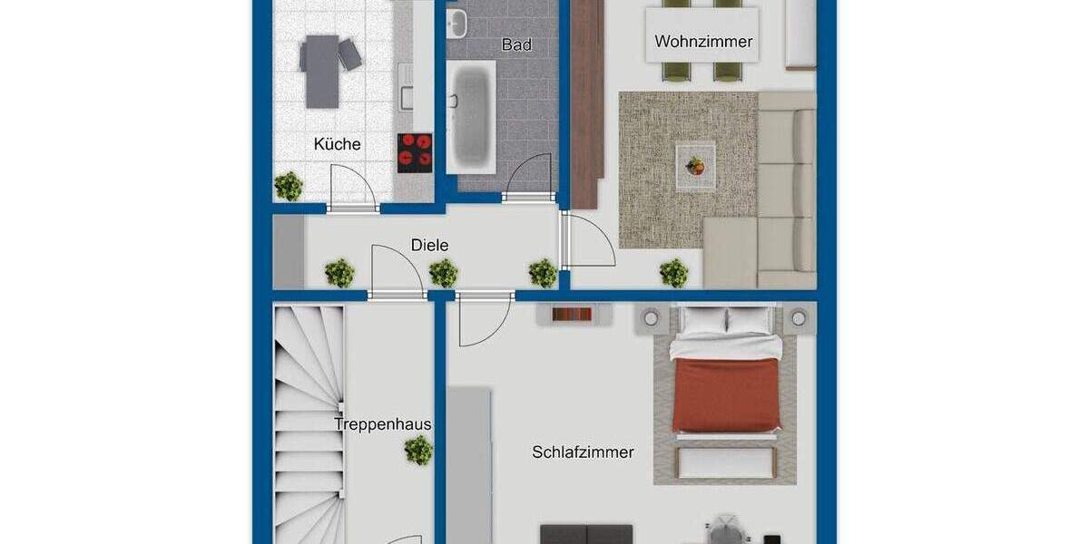 Mehrfamilienhaus, Wohnhaus Brühl - 4 Zimmer, 118 m&sup2;, 330.000&euro; | Angebot:25709878