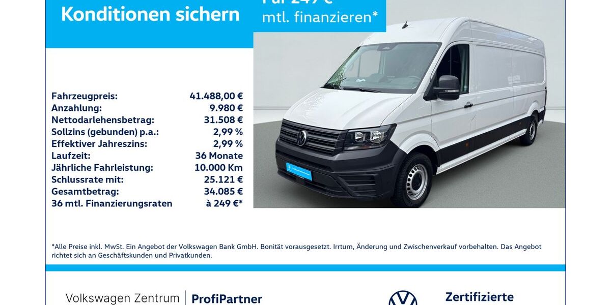 VW Crafter 36.040 km 41.480 &euro; Leverkusen 51379