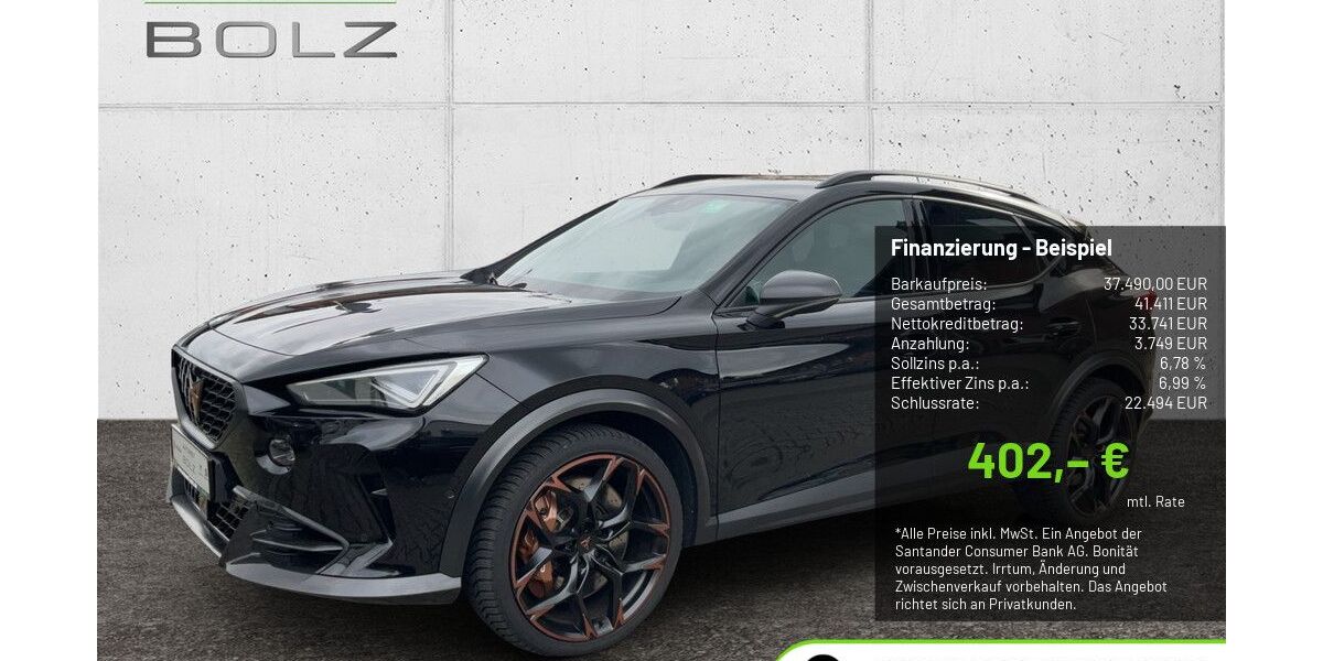 Cupra Formentor 54.396 km 37.490 &euro; Pulheim-Brauweiler 50259