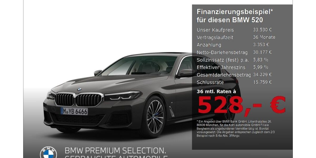 BMW 520 104.918 km 33.530 &euro; Bergheim 50126