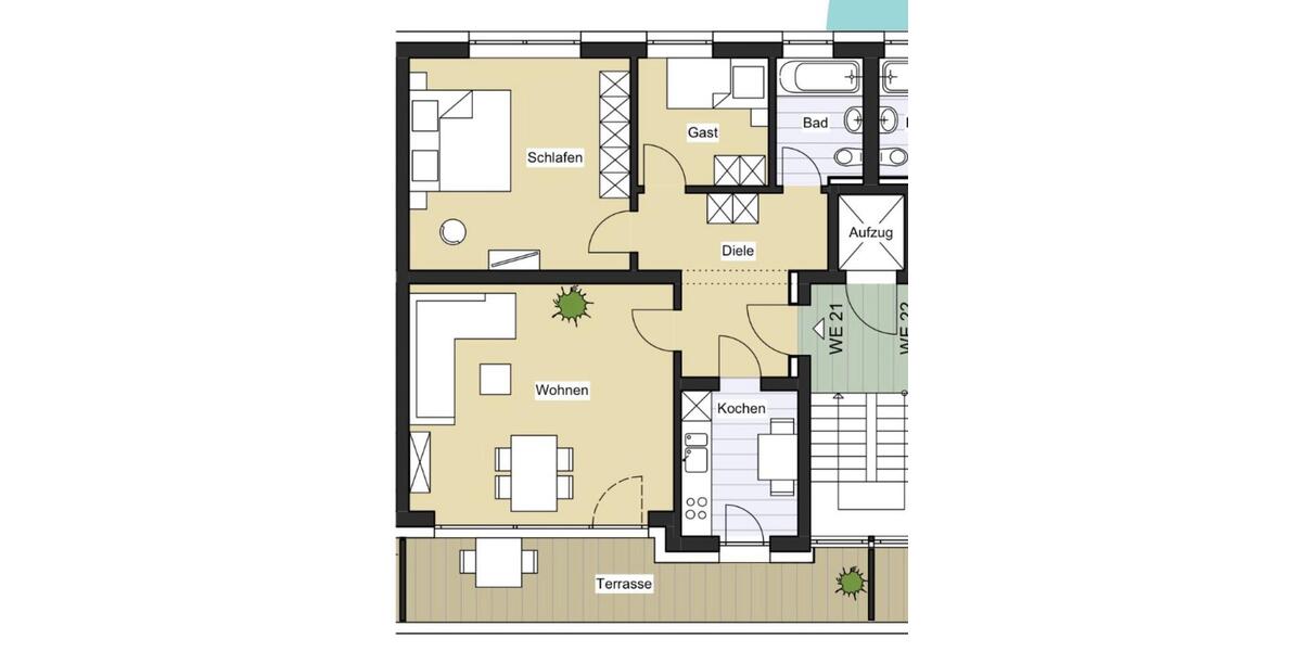 Einfamilienhaus Köln Innenstadt - 3 Zimmer, 76 m&sup2;, 520.000&euro; | Angebot:25905577