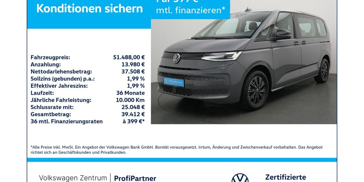 VW T7 Multivan 14.320 km 51.488 &euro; Leverkusen 51379