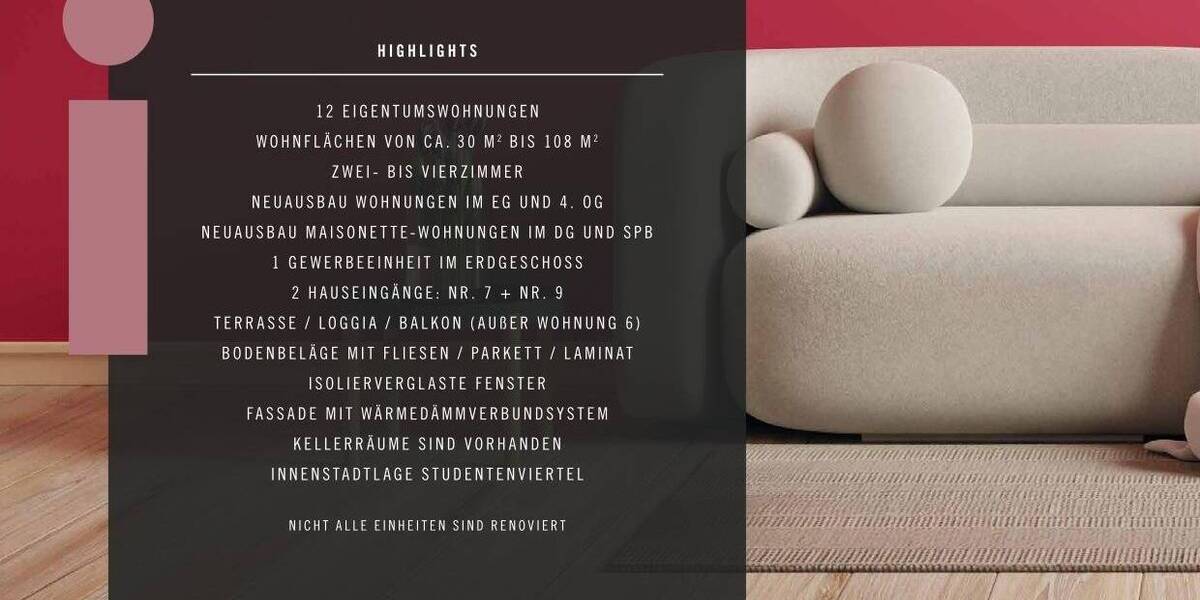 Etagenwohnung Köln Neustadt-Süd - 3 Zimmer, 106 m&sup2;, 779.000&euro; | Angebot:25667821