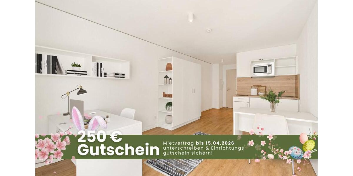 Etagenwohnung Köln Ehrenfeld - 1 Zimmer, 26 m&sup2;, 724&euro; | Angebot:25976659