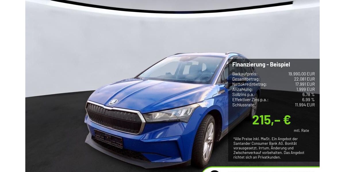 Skoda Enyaq 19.222 km 21.890 &euro; Pulheim-Brauweiler 50259