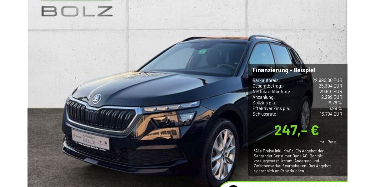 Skoda Kamiq 35.069 km 22.490 &euro; Pulheim-Brauweiler 50259