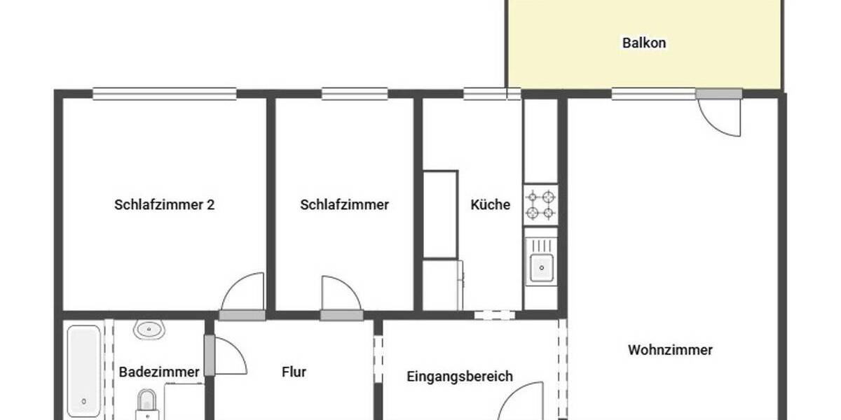 Etagenwohnung Bergheim Ahe - 3 Zimmer, 71 m&sup2;, 78.000&euro; | Angebot:26789181