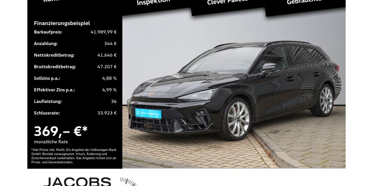 Cupra Leon 5.555 km 41.490 &euro; Düren 52351