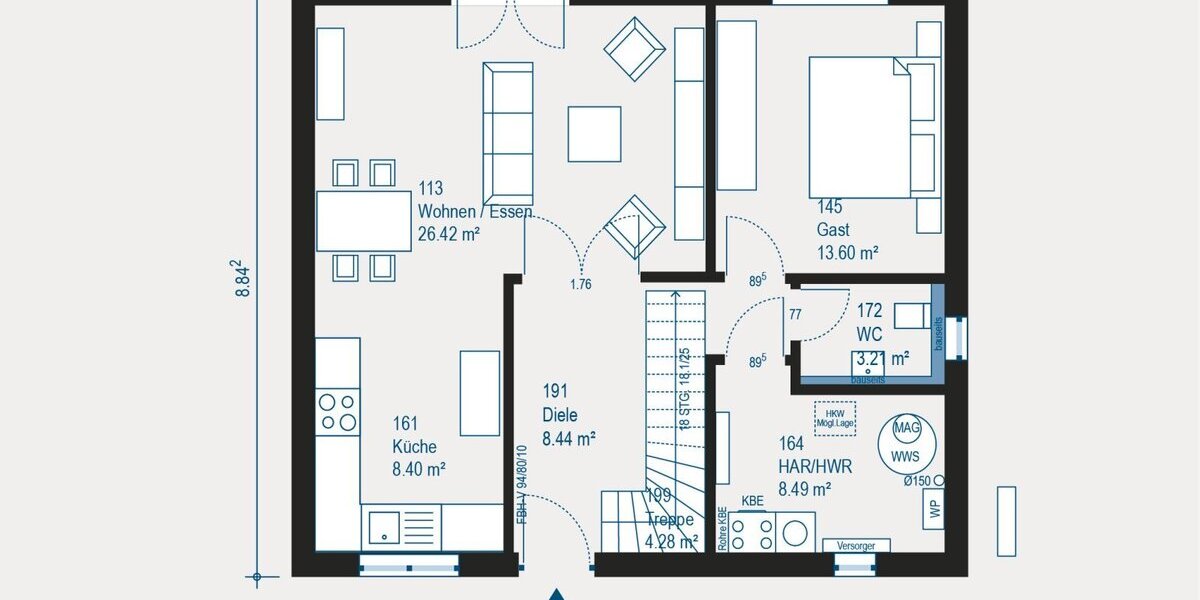 Individuell geplant - Ihr neues Traumhaus! - Einfamilienhaus Vettweiß | Angebot:27350482