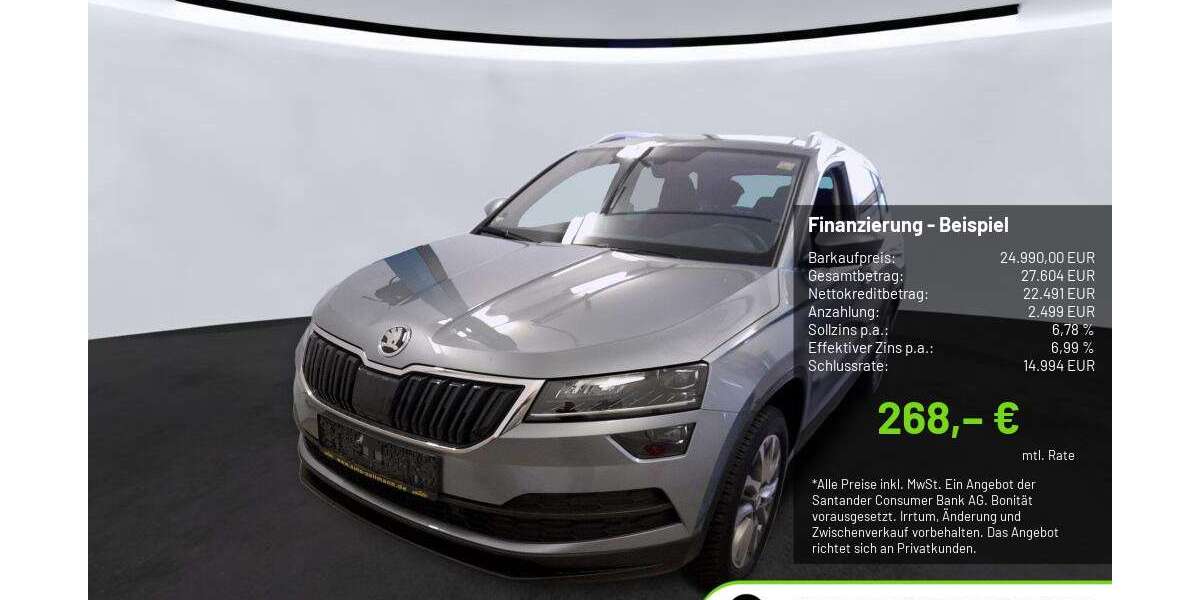 Skoda Karoq 24.914 km 24.990 &euro; Pulheim 50259