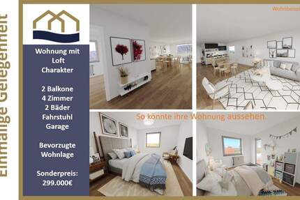 Wohnung Hürth Hermülheim - 4 Zimmer, 95 m&sup2;, 299.000&euro; | Angebot:25679477