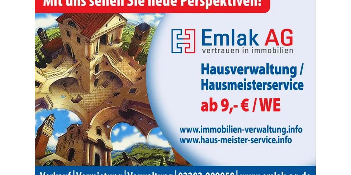 Etagenwohnung Köln Porz - 3 Zimmer, 72 m&sup2;, 220.000&euro; | Angebot:27297518