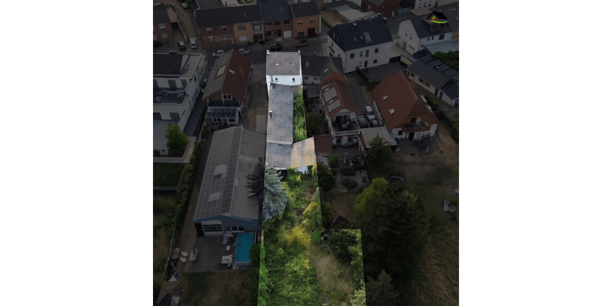 Großes Grundstück (1.185 m²) – Bebauung in 2. Reihe nach § 246e BauGB denkbar – Langerwehe-Schlich - Doppelhaushälfte Langerwehe | Angebot:27093636