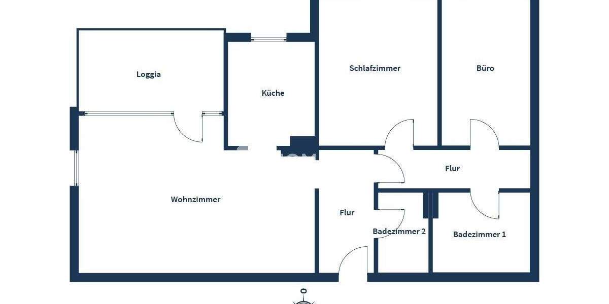 Etagenwohnung Köln Porz - 3 Zimmer, 84 m&sup2;, 329.000&euro; | Angebot:25799804