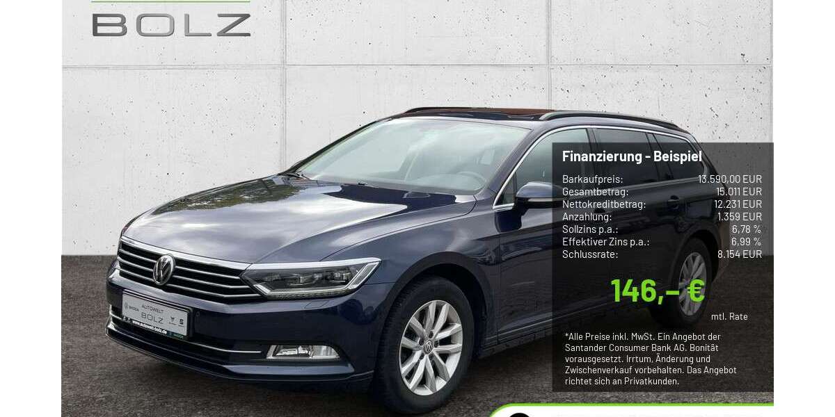 VW Passat 93.233 km 13.590 &euro; Pulheim 50259