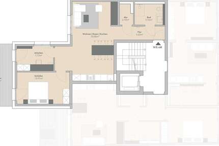 Wohnung Frechen Bachem - 3 Zimmer, 72 m&sup2;, 419.800&euro; | Angebot:23555562