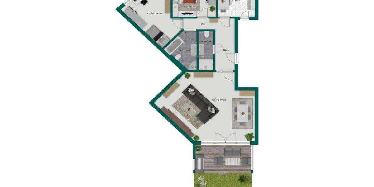 Etagenwohnung Köln Lövenich - 3 Zimmer, 92 m&sup2;, 489.000&euro; | Angebot:26043657