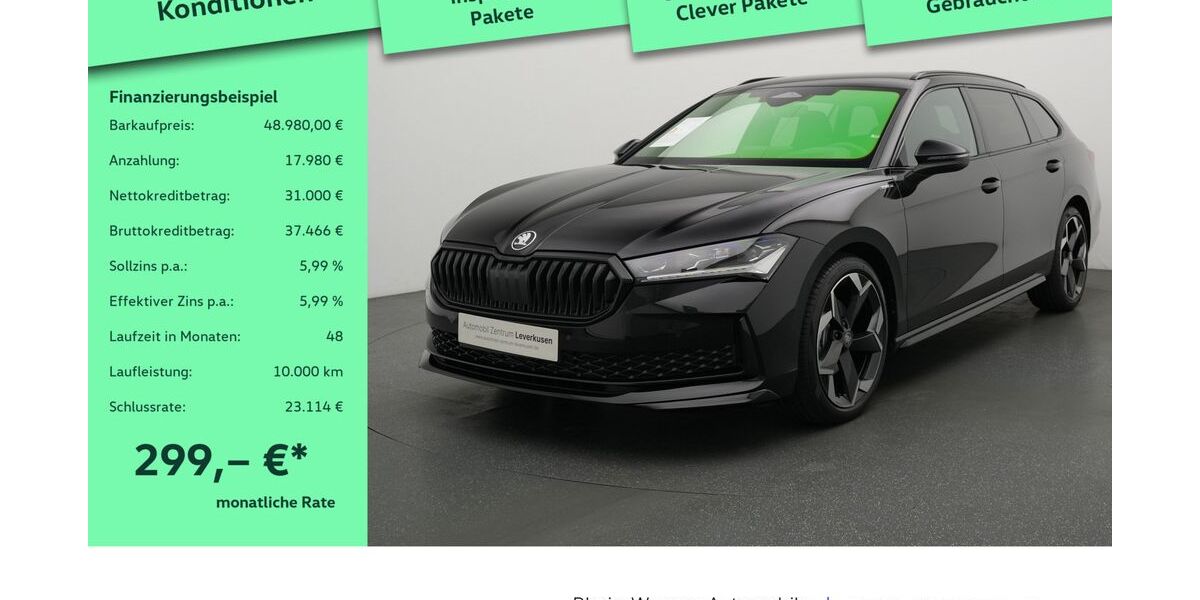 Skoda Superb 1.009 km 47.480 &euro; Leverkusen 51379