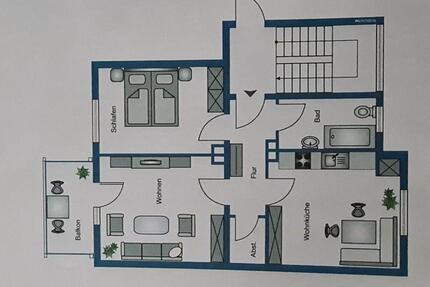Wohnung Wesseling - 2 Zimmer, 59 m&sup2;, 640&euro; | Angebot:25949002