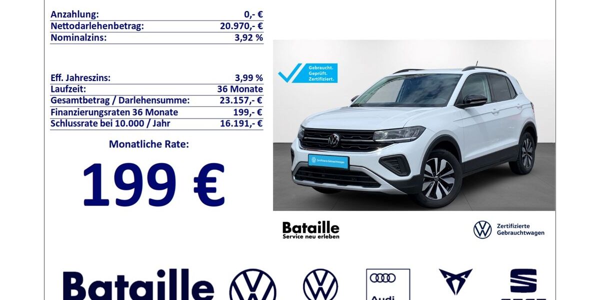 VW T-Cross 5.437 km 20.470 &euro; Jülich 52428