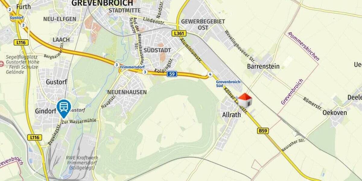 Gewerbeobjekt Grevenbroich / Allrath Allrath - 1.536&euro; | Angebot:25690048