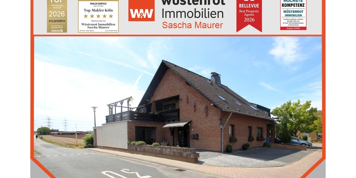 Mit 3D: Mehr Raum fürs Leben – gepflegtes Ein- Zweifamilienhaus mit vielseitigem Platzangebot in Wesseling - Einfamilienhaus Wesseling | Angebot:27350959