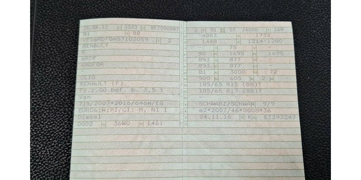 Renault Clio Cargo Klimatr Navi 2 Sitze ZR+WaPuNeu E6 N1 82.600 km 8.250 &euro; Erftstadt 50374