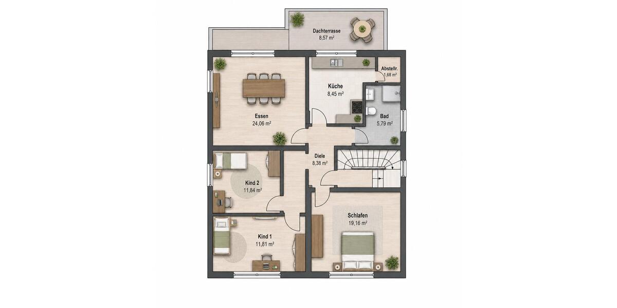 Etagenwohnung Köln Kalk - 4 Zimmer, 98 m&sup2;, 445.000&euro; | Angebot:26815414