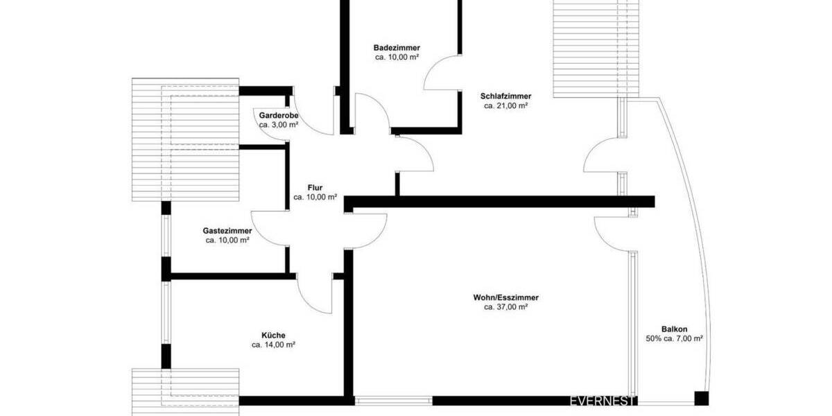Etagenwohnung Kerpen Horrem - 3 Zimmer, 110 m&sup2;, 359.000&euro; | Angebot:25777859