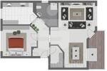 Etagenwohnung Kerpen Sindorf - 2 Zimmer, 66 m&sup2;, 924&euro; | Angebot:26848324