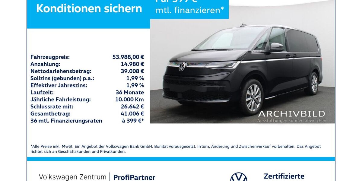 VW T7 Multivan 24.028 km 53.988 &euro; Leverkusen 51379