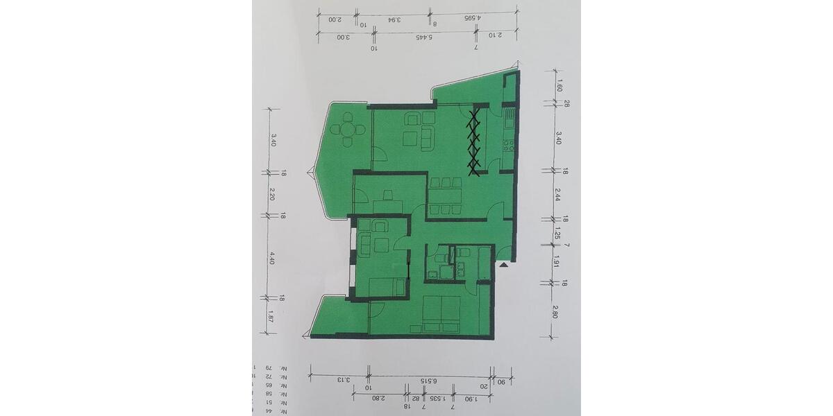 Etagenwohnung Köln Rodenkirchen - 4 Zimmer, 109 m&sup2;, 499.000&euro; | Angebot:25833478