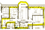 Etagenwohnung Düren Birkesdorf - 3 Zimmer, 80 m&sup2;, 725&euro; | Angebot:26806009