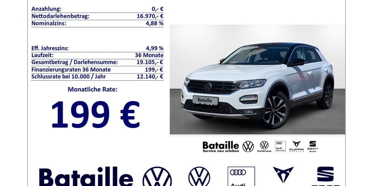 VW T-Roc 67.118 km 16.970 &euro; Jülich 52428